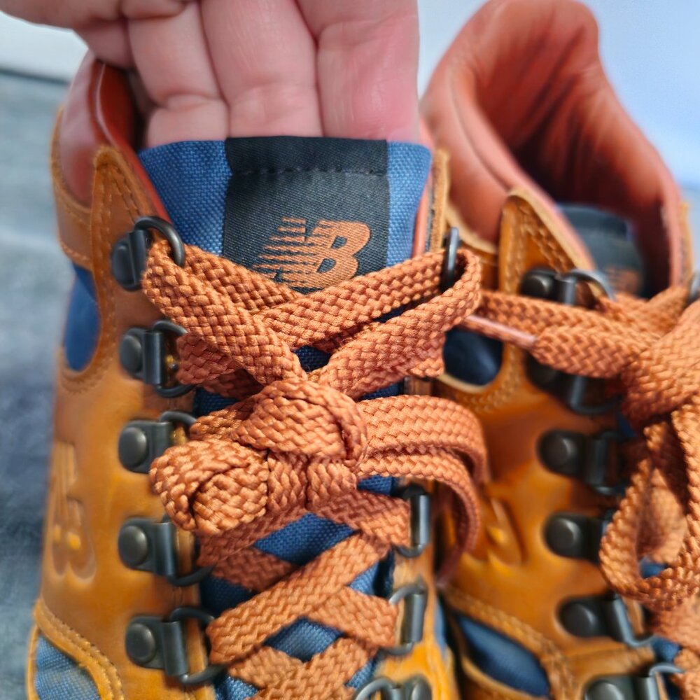 New Balance Brown & Navy Rainier Boots - Picture 6 of 7